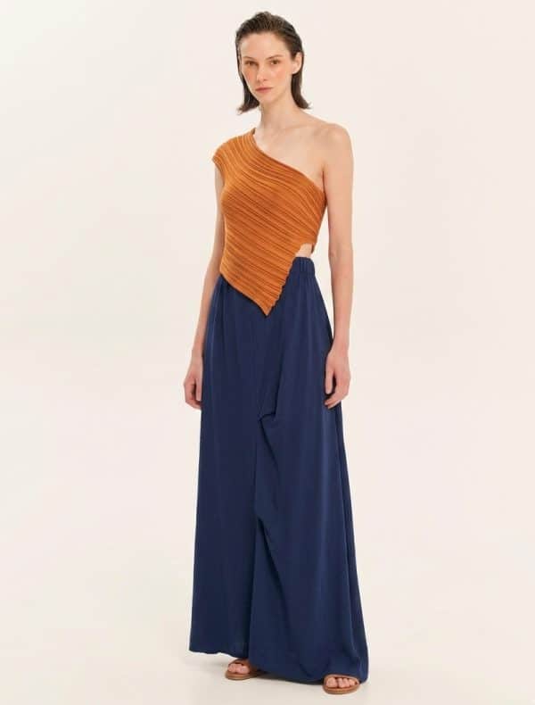 New Collection KOURBELA KNITTED ONE SHOULDER TOP – ARCHETYPES