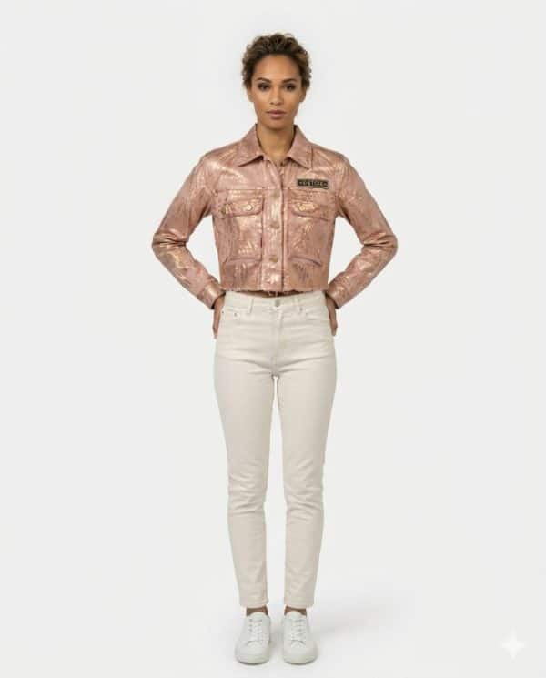 New Collection AYIOS GOLD FOIL JACKET