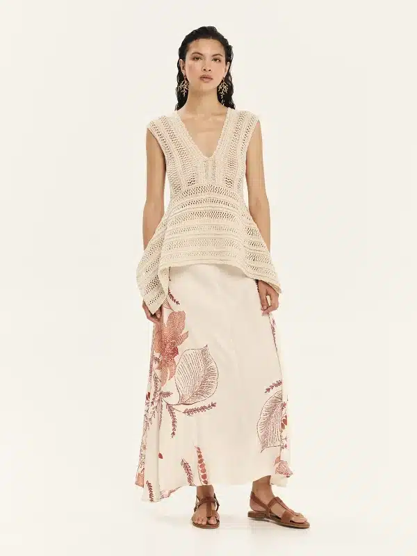 New Collection KOURBELA ORIENTAL BLOSSOMS MAXI DRESS