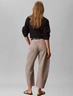 New Collection CALVIN KLEIN JEANSV CROPPED BARREL JEAN GREY SAGE