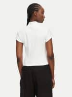 New Collection CALVIN KLEIN JEANS MONOLOGO RIB ZIP TOP