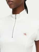 New Collection CALVIN KLEIN JEANS MONOLOGO RIB ZIP TOP