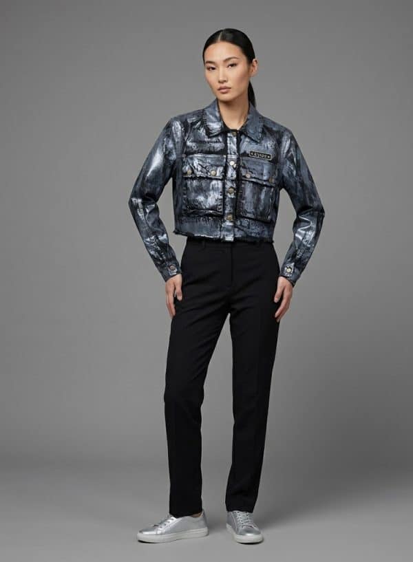 New Collection AYIOS BLACK  FOIL JACKET