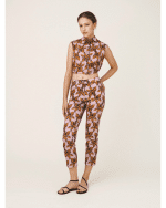New Collection LOVE+ALICIA PRINTED COTTON TOP & PANTS