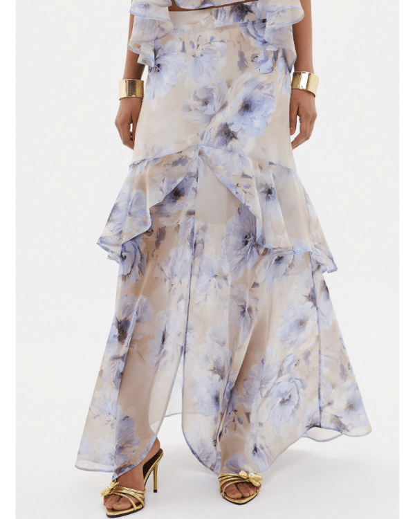 New Collection ANNA SAMOUKA AZURE FLORAL TWO PIECE SET