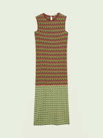 New Collection SCOTCH & SODA CHEVRON KNITTED MAXI DRESS