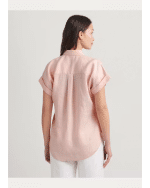 New Collection LAUREN RALPH LAUREN RELAXED FIT LINEN SHORT – SLEEVE SHIRT