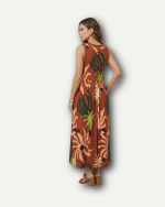 New Collection SCOTCH & SODA PRINTED TANK MIDI DRESS