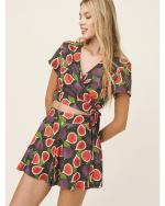 New Collection LOVE + ALICIA FIG FRUIT PRINTED COTTON SUMMER SET
