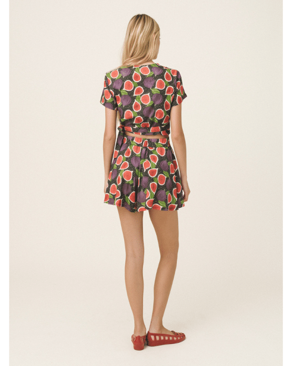 New Collection LOVE + ALICIA FIG FRUIT PRINTED COTTON SUMMER SET