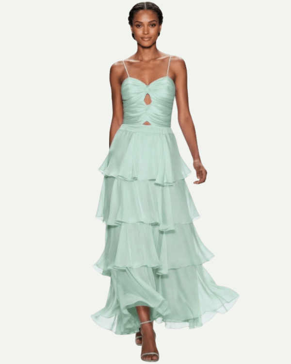 New Collection BE YOU MINT RUFFLE DREAM DRESS