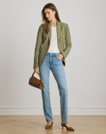 New Collection LAUREN RALPH LAUREN BULLION JACQUARD BLAZER