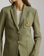 New Collection LAUREN RALPH LAUREN BULLION JACQUARD BLAZER