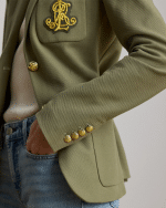 New Collection LAUREN RALPH LAUREN BULLION JACQUARD BLAZER