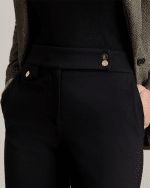 New collection LAUREN RALPH LAUREN BLACK PONTE ANKLE TROUSERS