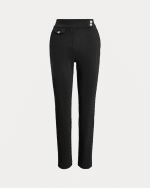 New collection LAUREN RALPH LAUREN BLACK PONTE ANKLE TROUSERS