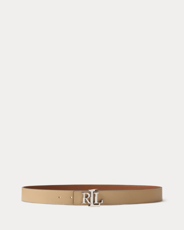 New Collection LAUREN RALPH LAUREN REVERSIBLE LEATHER LOGO BELT
