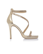 New Collection SANTE GOLD METALLIC SANDALS