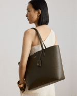 New collection LAUREN RALPH LAUREN LARGE REVERSIBLE FAUX – LEATHER TOTE BAG