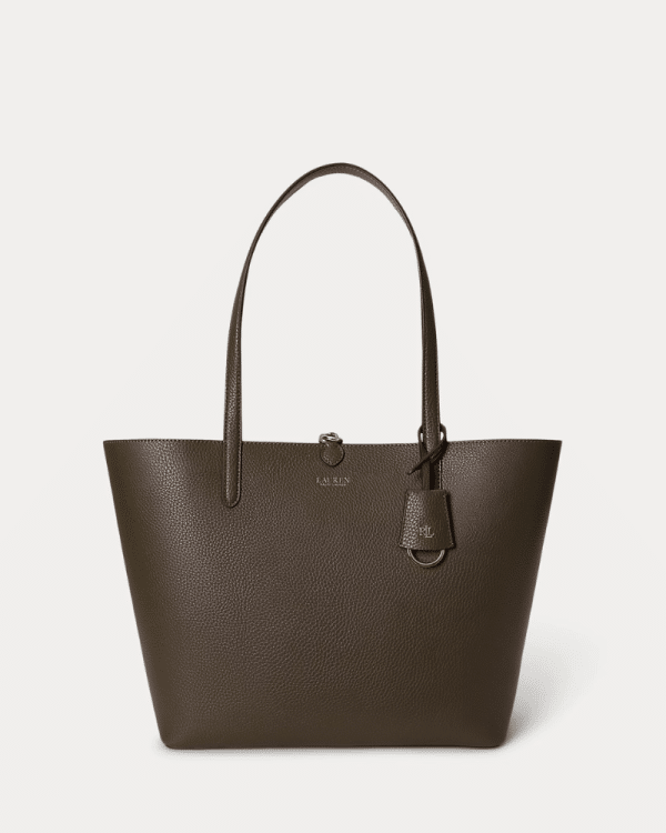 New collection LAUREN RALPH LAUREN LARGE REVERSIBLE FAUX – LEATHER TOTE BAG