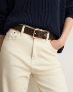 New Collection LAUREN RALPH LAUREN LOGO – KEEPER LEATHER BELT