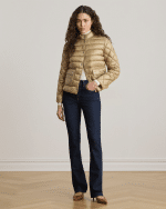 New collection LAUREN RALPH LAUREN QUILTED MOCKNECK PUFFER JACKET