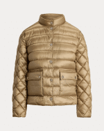 New collection LAUREN RALPH LAUREN QUILTED MOCKNECK PUFFER JACKET