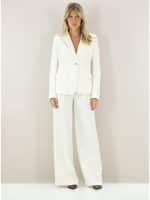 New Collection TWINSET WHITE TROUSERS & JACKET