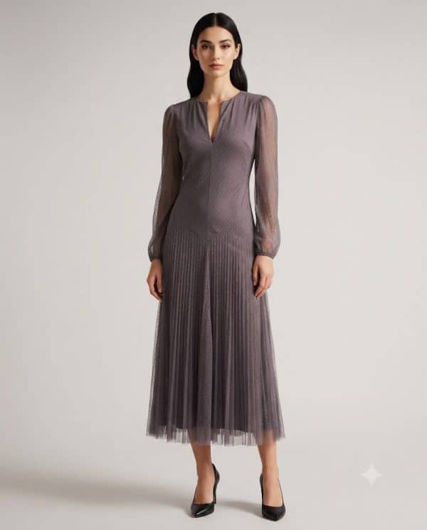 New collection TWEENSET FLARED MIDI DRESS