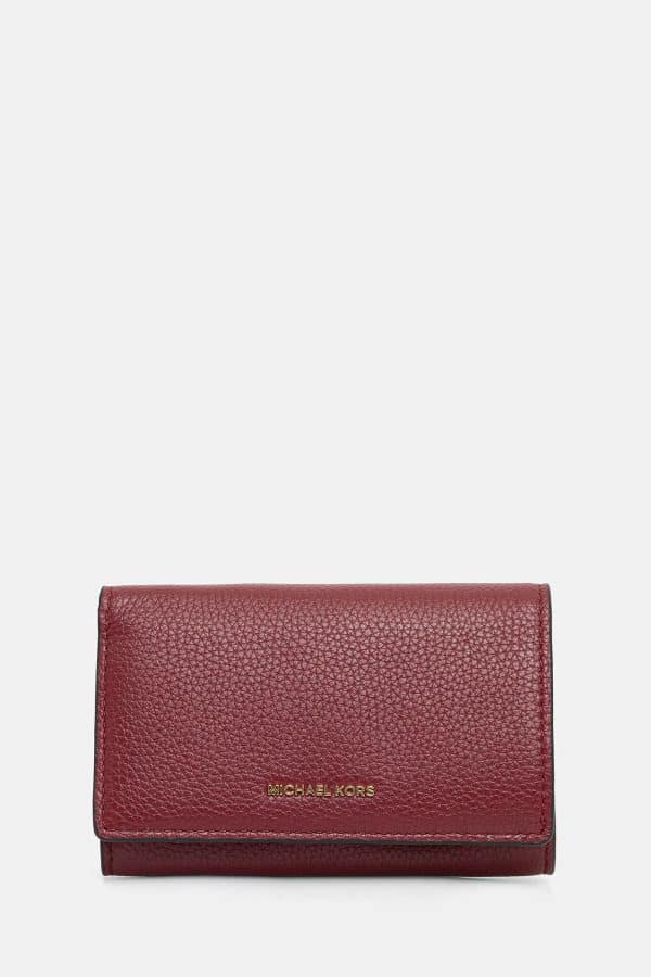 Bags MICHAEL KORS JET SET WALLET WITH METALLIC LOGO