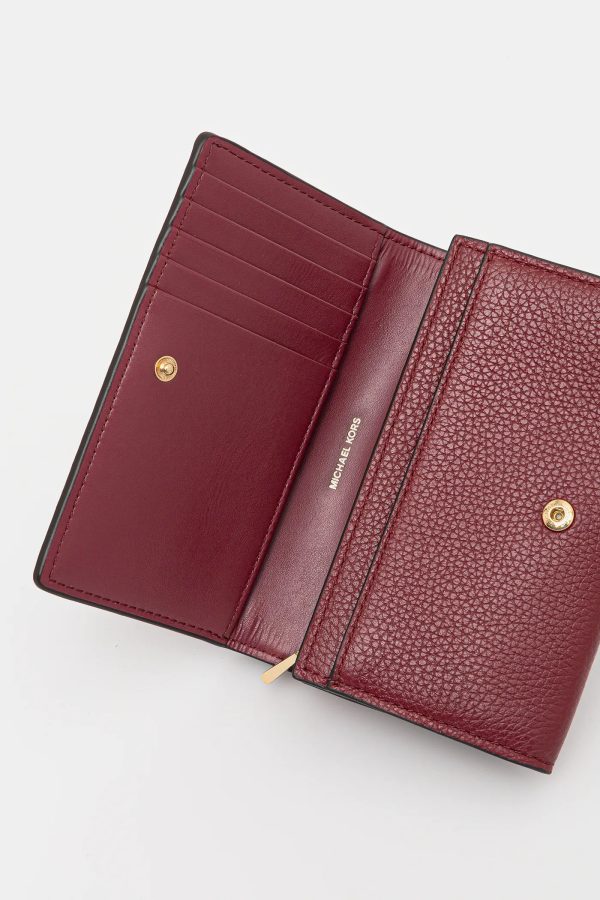 Bags MICHAEL KORS JET SET WALLET WITH METALLIC LOGO