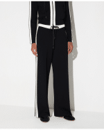 New Collection ELISABETTA FRANCHI KNIT TROUSERS WITH LOGO