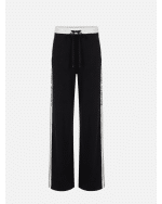 New Collection ELISABETTA FRANCHI KNIT TROUSERS WITH LOGO