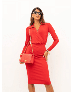 New Collection ELISABETTA FRANCHI RED DRESS