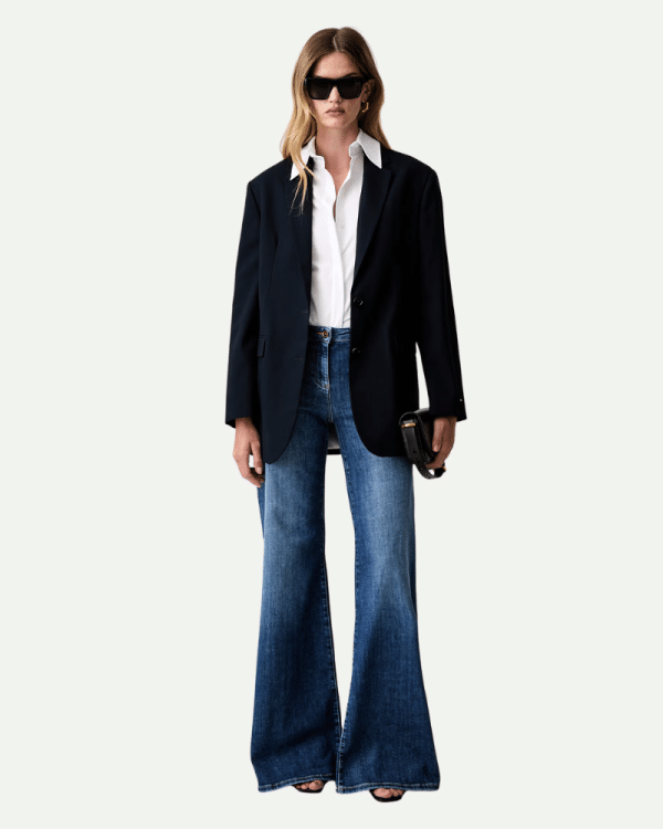 New Collection ELIZABETTA FRANCHI WIDE LEG JEAN