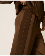 New collection TWEENSET ENVERS SATIN PALAZZO TROUSERS
