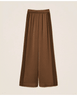 New collection TWEENSET ENVERS SATIN PALAZZO TROUSERS