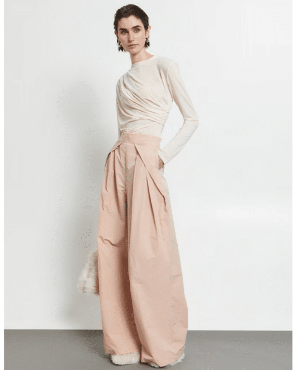 New Collection KOURBELA FLEETING THOUGHTS LONG SLEEVE DRAPED JUMPER