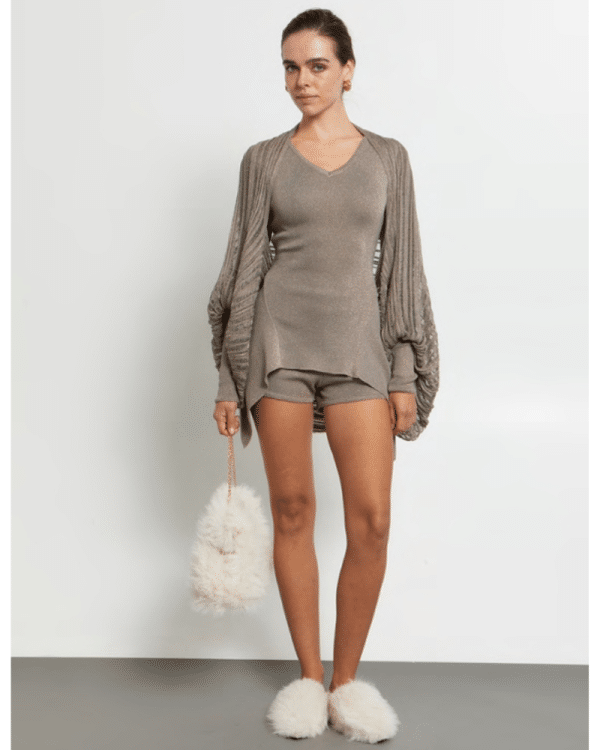New Collection KOURBELA TWIST & SHINE  KNIT LUREX BOLERO
