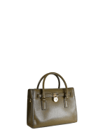 New Collection MICHAEL KORS HAMILTON MODERNE SMALL HANDBAG GRAINED COW LEATHER LODEN
