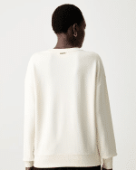 New Collection MICHAEL KORS LOGO EMBOSSED COTTON SWEATER