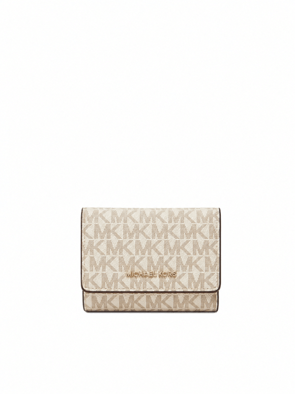 New Collection MICHAEL KORS MD TRIFOLD WALLET VANILLA