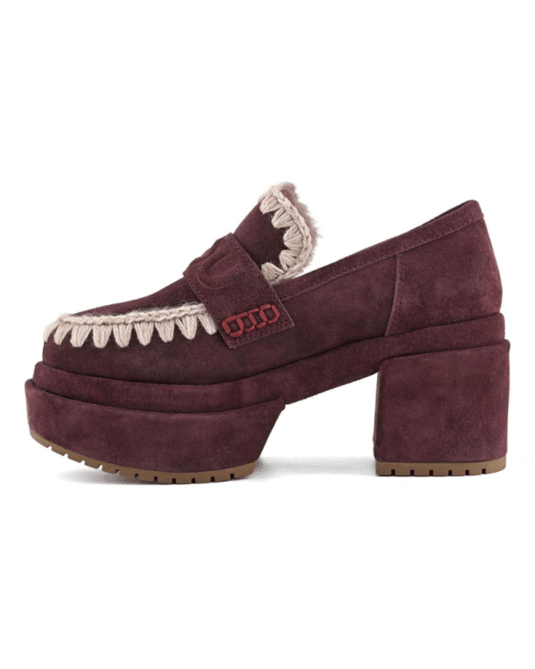 New Collection MOU PLATFORM LOAFER SUEDE