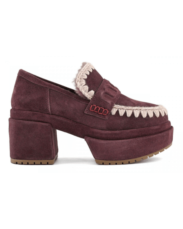 New Collection MOU PLATFORM LOAFER SUEDE