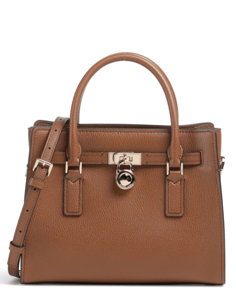 New Collection MICHAEL KORS HAMILTON MODERNE SMALL HANDBAG GRAINED COW LEATHER LUGGAGE New Collection MICHAEL KORS HAMILTON MODERNE SMALL HANDBAG GRAINED COW LEATHER LUGGAGE