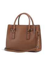 New Collection MICHAEL KORS HAMILTON MODERNE SMALL HANDBAG GRAINED COW LEATHER LUGGAGE