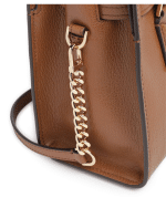 New Collection MICHAEL KORS HAMILTON MODERNE SMALL HANDBAG GRAINED COW LEATHER LUGGAGE