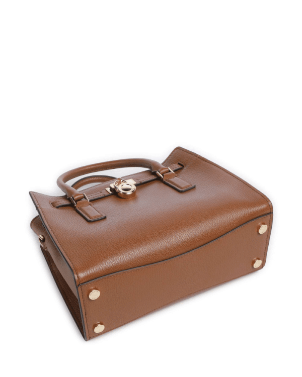 New Collection MICHAEL KORS HAMILTON MODERNE SMALL HANDBAG GRAINED COW LEATHER LUGGAGE