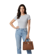 New Collection MICHAEL KORS HAMILTON MODERNE SMALL HANDBAG GRAINED COW LEATHER LUGGAGE