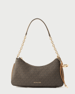 New Collection MICHAEL KORS NOLITA MEDIUM SIGNATURE LOGO CHAIN POCHETTE